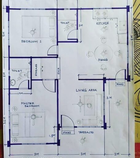 house design drawing naksha