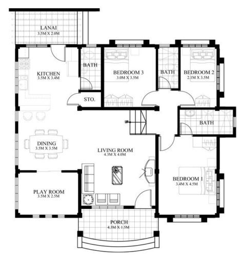 house design drawing naksha