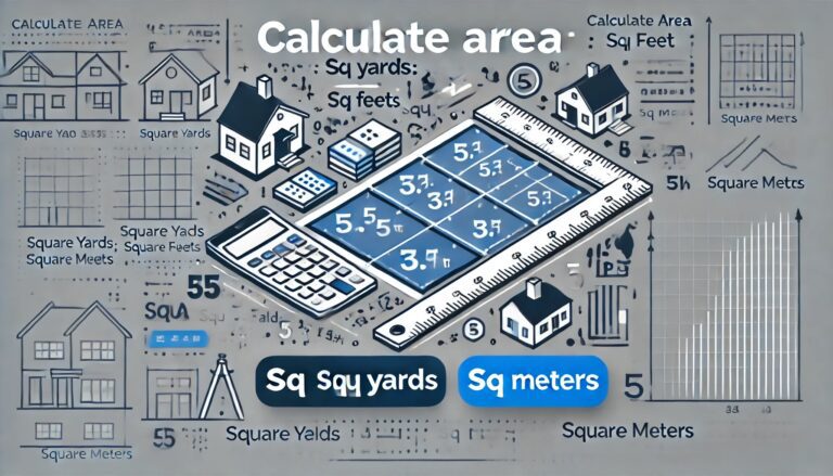 Square Yards to Square Feet and Square Meters