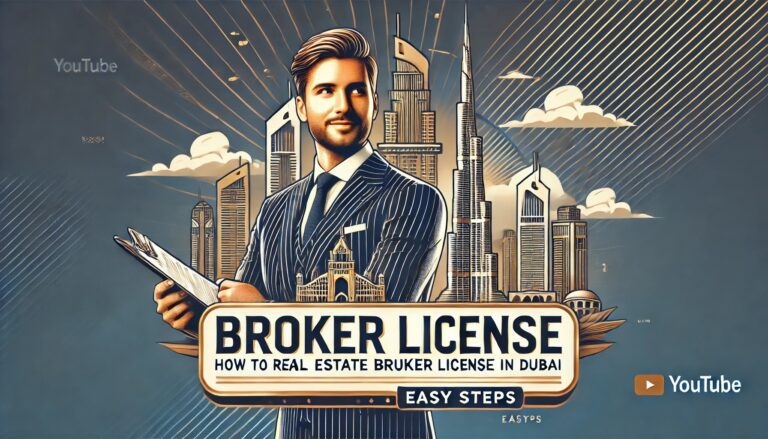 How to Get a Real Estate Broker License in Dubai